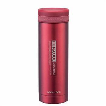 樂(lè)扣樂(lè)扣Lock&Lock不銹鋼纖巧茶杯300ML LHC560紅色
