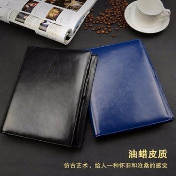 優(yōu)質(zhì)真皮記事本A5活頁筆記本商務辦公多功能日記本定制LOGO