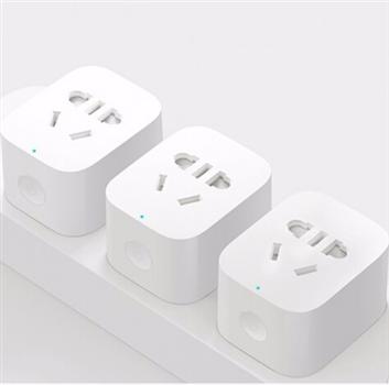 小米（MI）小米智能插座 WIFI基礎(chǔ)版 手機(jī)遠(yuǎn)程控制 預(yù)約開關(guān) 溫度感應(yīng) 防觸電安全門 阻燃外殼 新國(guó)標(biāo)