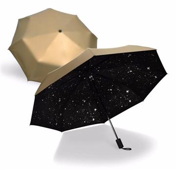 新款韓版創(chuàng)意星星傘三折遮陽(yáng)傘黑膠防曬傘折疊雨傘廣告?zhèn)愣ㄖ? /></a>
                                    <div   id=