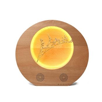 滿(mǎn)月燈中式木質(zhì)臺(tái)燈小夜燈圓月燈書(shū)房商務(wù)創(chuàng)意禮品訂制