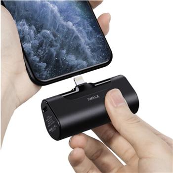 愛沃可 (iWALK ) 蘋果迷你便攜充電寶 直插可愛移動電源 黑色 適用iPhone 8/X/XR/11手機 