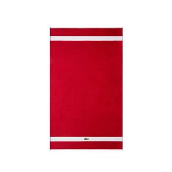LCMJ-005 Lacoste CASUAL 運(yùn)動巾單條紅 50*100cm
