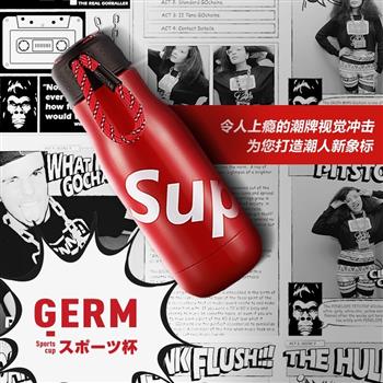 格沵（GERM）保溫杯大容量男女士便攜Sup網(wǎng)紅限量個(gè)性316不銹鋼水杯帶掛繩 