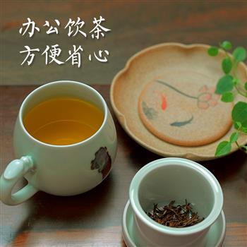 清樸堂 觀復(fù)嘟嘟杯 龍泉青瓷茶杯陶瓷純銀濾辦公杯 觀復(fù)博物館馬未都同款 典藏版