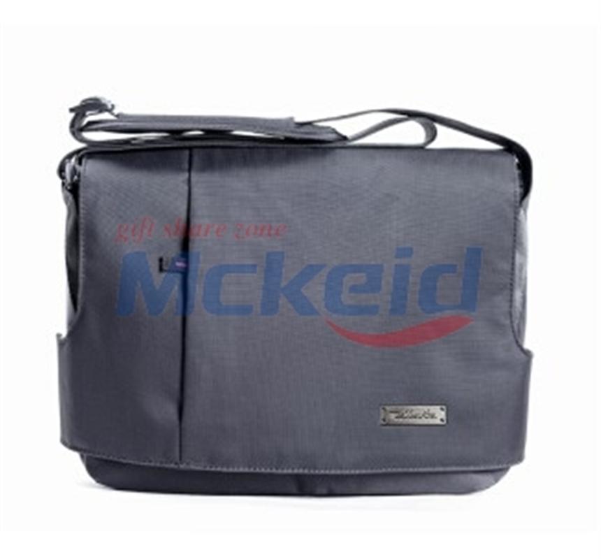 Dellavita德拉瑋特新品斜跨包運(yùn)動(dòng)休閑單肩包 黑色