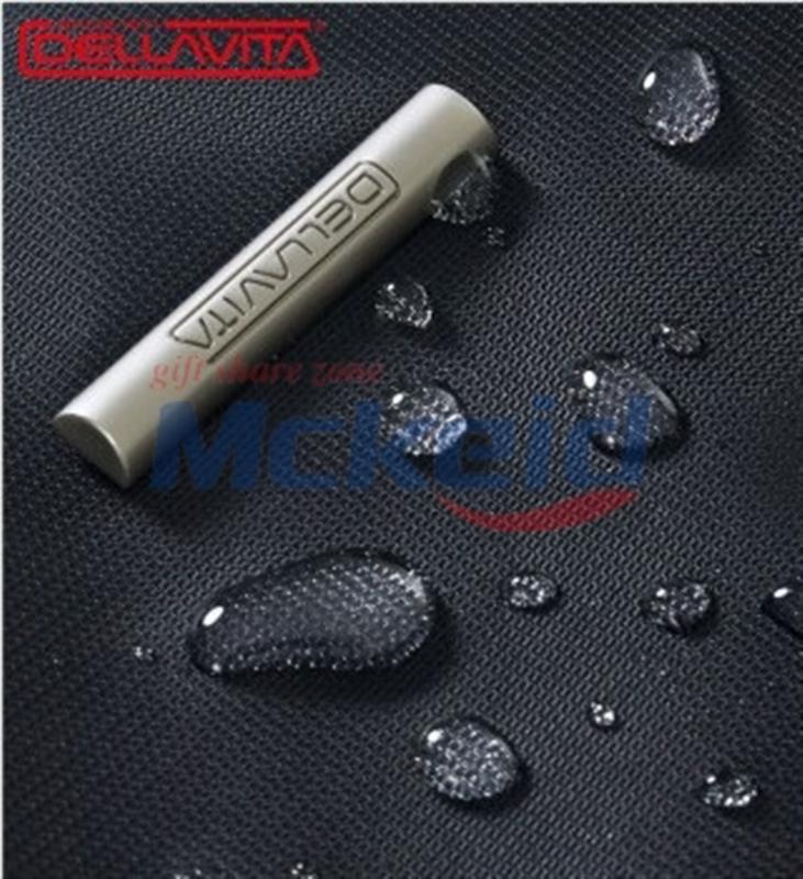 Dellavita德拉瑋特新品斜跨包運(yùn)動(dòng)休閑單肩包 黑色