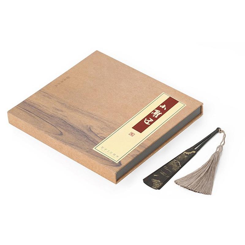 小雕匠 木質(zhì)工藝禮品禮盒商務(wù)紅木書簽中國風(fēng)創(chuàng)意流蘇禮品定制書簽