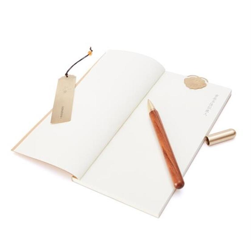 知書4件套裝禮盒 實木筆創(chuàng)意刻字禮品辦公禮物簽字筆定制純銅書簽