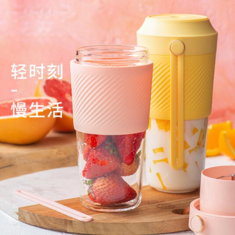 素樂solove 榨汁杯便攜式電動(dòng)抖音同款家用多功能充電全自動(dòng)炸果汁機(jī)結(jié)婚紀(jì)念日送老婆 黃色 