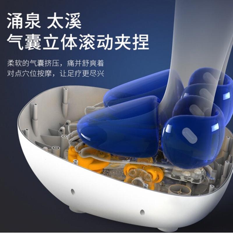 金凱瑞（JinKaiRui）足療機按摩器刮痧揉腳捏腳美腿美足腳底智能足部多功能按摩器按摩儀腳步機 旗艦款（灰色）