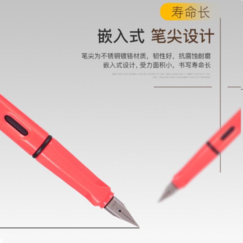 德國狩獵者line布朗熊可妮兔限量款卡通禮盒學(xué)生練字鋼筆 小黃人套裝 F（0.5-0.6）簽名書寫偏粗