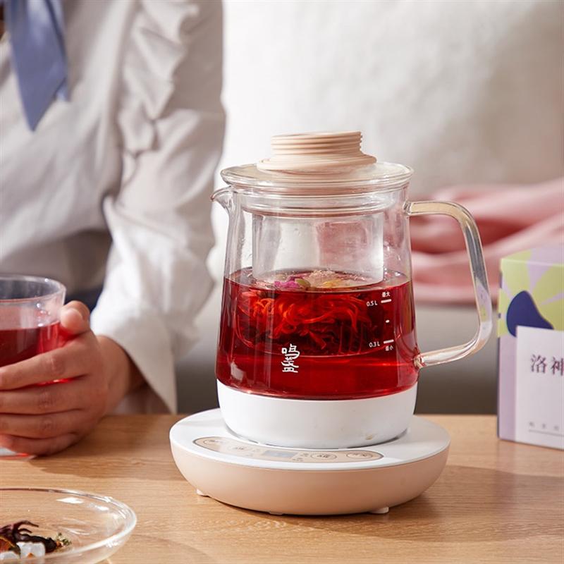 鳴盞養(yǎng)生壺辦公室小型家用多功能全自動加厚玻璃壺花茶煮茶器壺具