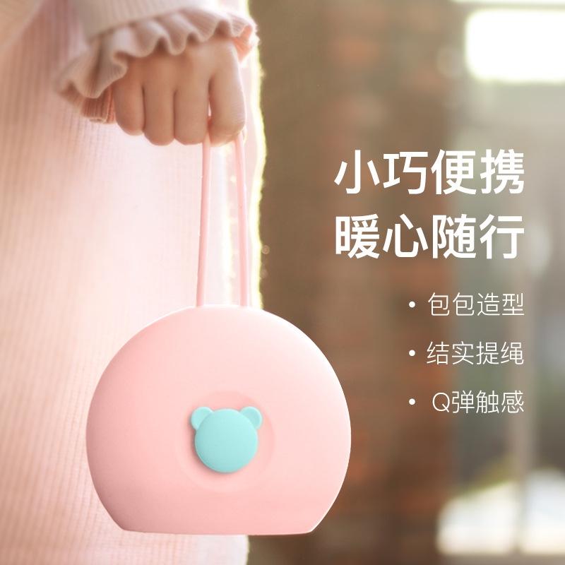 包包硅膠熱水袋注水防爆便攜式學(xué)生兒童小隨身灌水卡通迷你可愛(ài)女生敷肚子神器冬季宿舍被窩專用暖水袋暖手寶