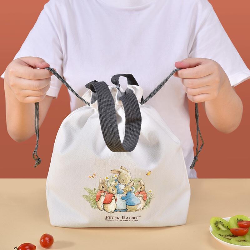 比得兔（Peter Rabbit）愛尚便當(dāng)盒 高顏值微波爐竹纖維保鮮盒套裝 