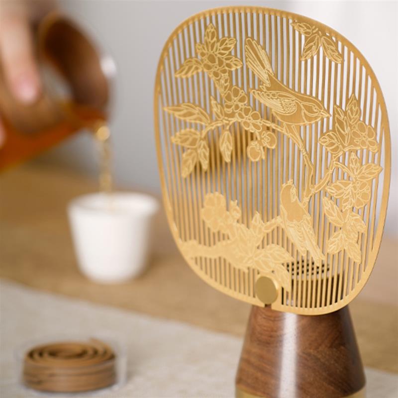 唯詩(shī)一扇香風(fēng)中式創(chuàng)意桌面香薰擺件辦公室飾品送領(lǐng)導(dǎo)朋友生日禮物