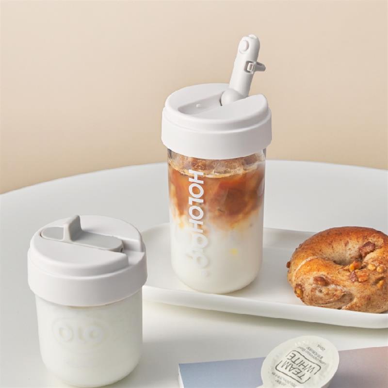 holoholo吸管杯女生高顏值杯子女隨行塑料兒童水杯夏季學(xué)生咖啡杯