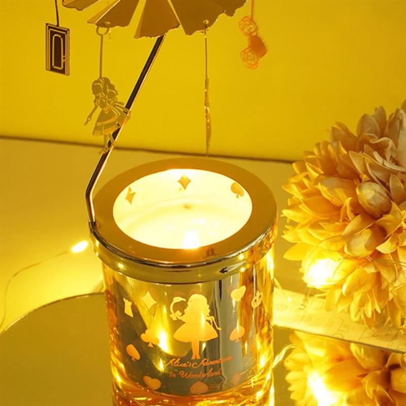 大英博物館愛(ài)麗絲走馬燈香薰蠟燭新婚結(jié)婚生日禮物女中秋伴手禮盒
