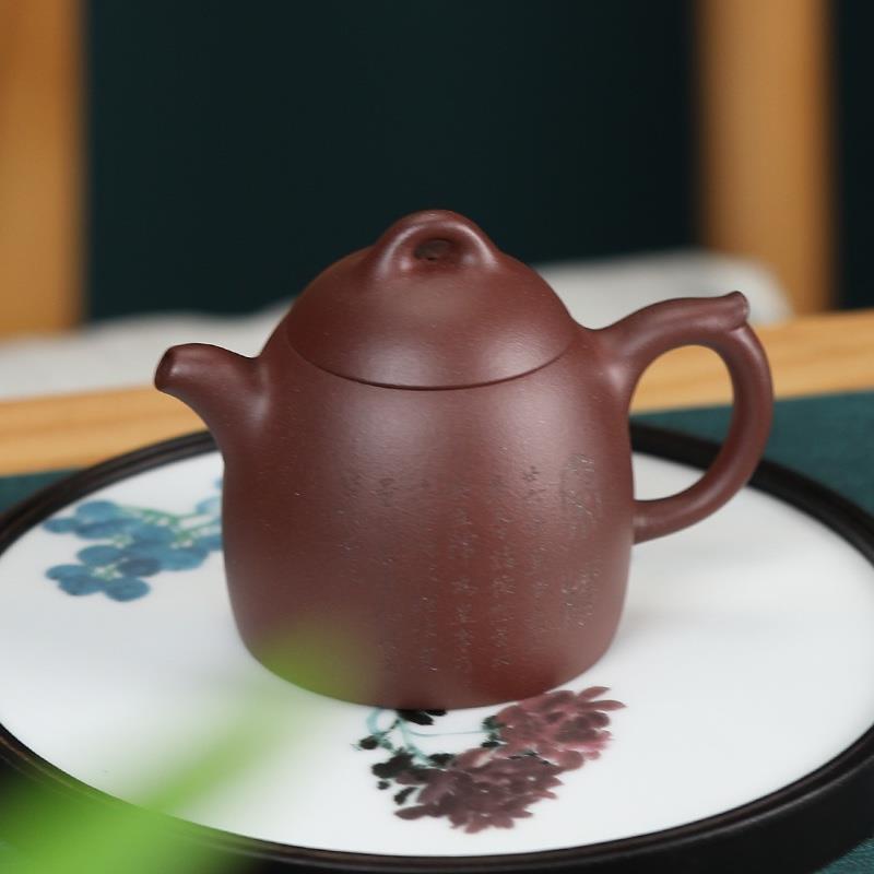清樸堂 六合同風(fēng)*秦權(quán)套裝商務(wù)禮品茶具套裝文創(chuàng)禮品 禮物送家人送朋友 秦權(quán)壺+林泉盅*6+PU皮茶席+掛畫