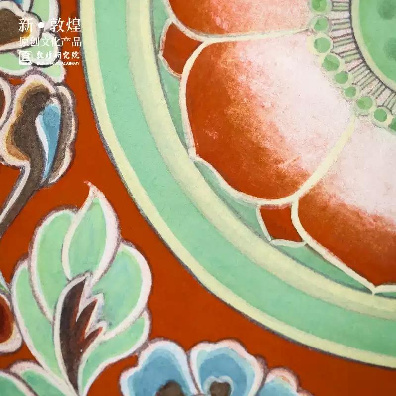 敦煌研究院 壁畫圖案diy填色團扇 古風(fēng)團扇創(chuàng)意文創(chuàng)禮品高級感