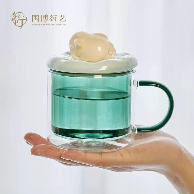中國國家博物館躺贏淘氣兒馬克杯陶瓷杯創(chuàng)意杯子情侶禮物送朋友