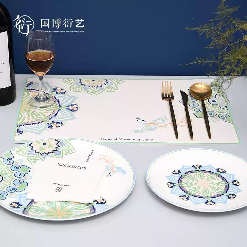 中國國家博物館有鳳來儀餐具套裝喬遷禮物盤子餐墊送朋友長輩禮物