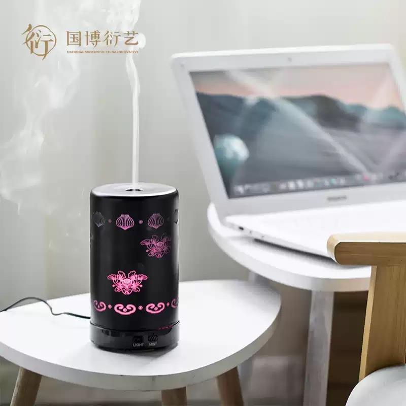 中國國家博物館海晏河清加濕器香薰機創(chuàng)意臥室家居中國風禮物
