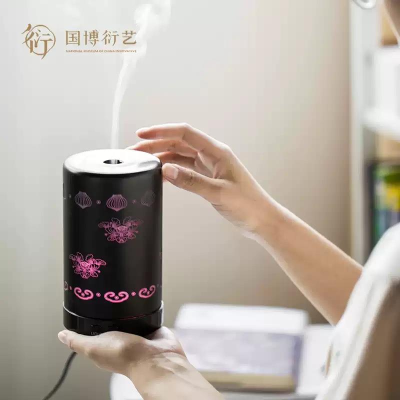 中國國家博物館海晏河清加濕器香薰機創(chuàng)意臥室家居中國風禮物