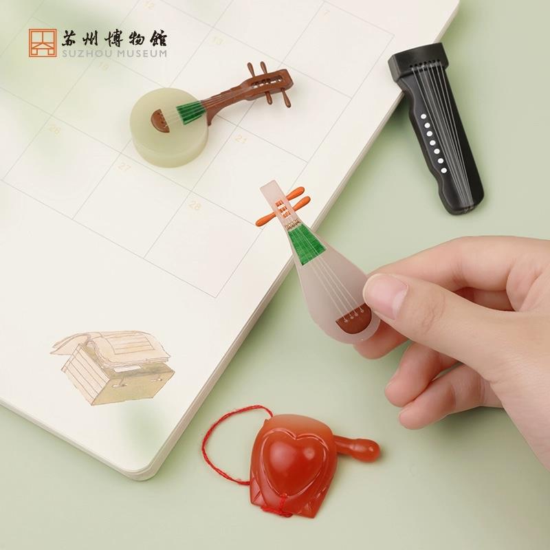 琴鼓絲弦冰箱貼套裝