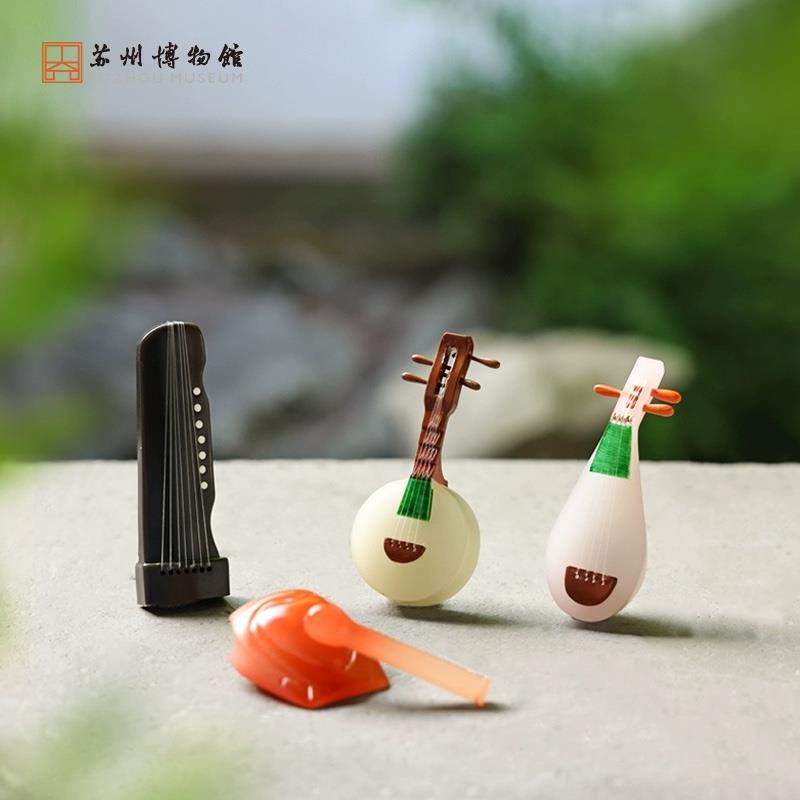 琴鼓絲弦冰箱貼套裝
